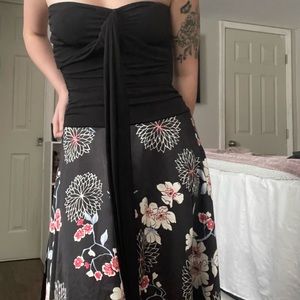 Strapless dress